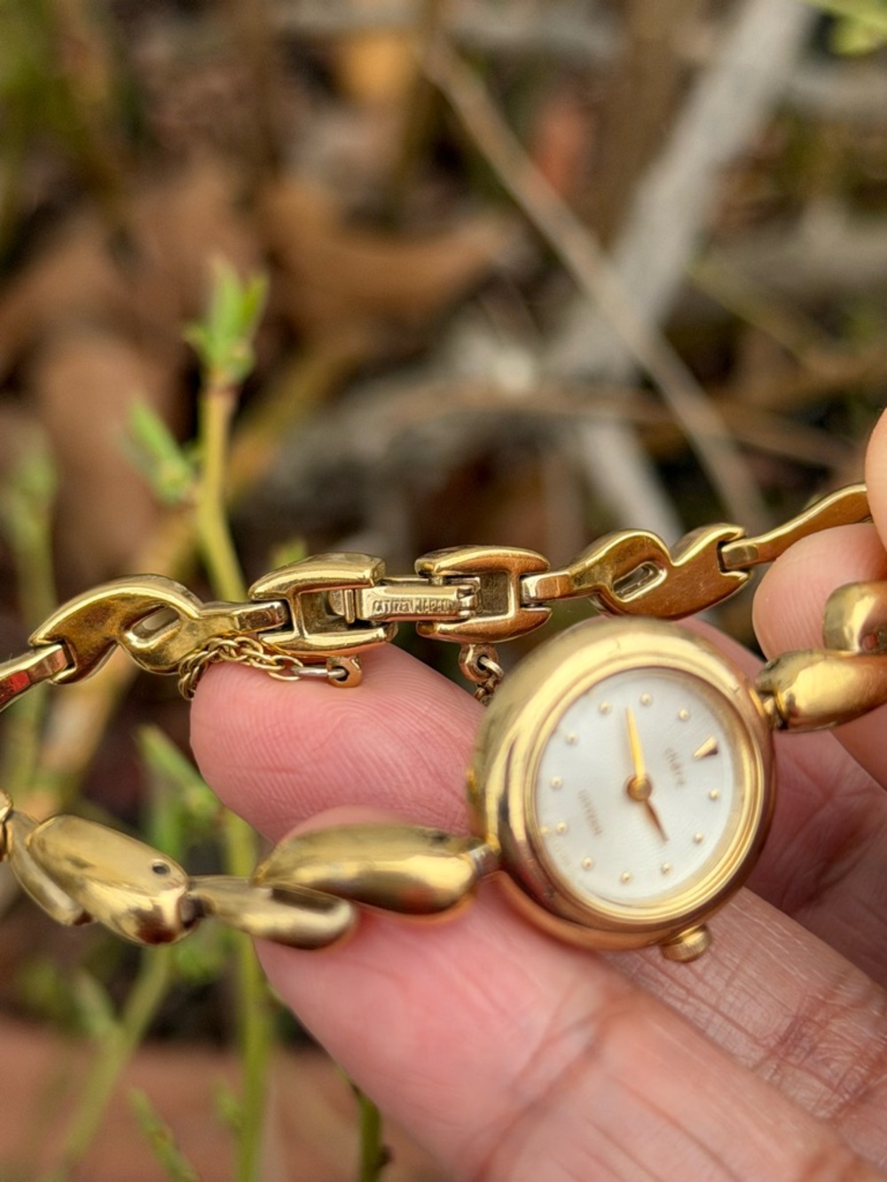 Citizen Gold-Tone Women's Bracelet Watch with White Dial - Picture 6 of 7